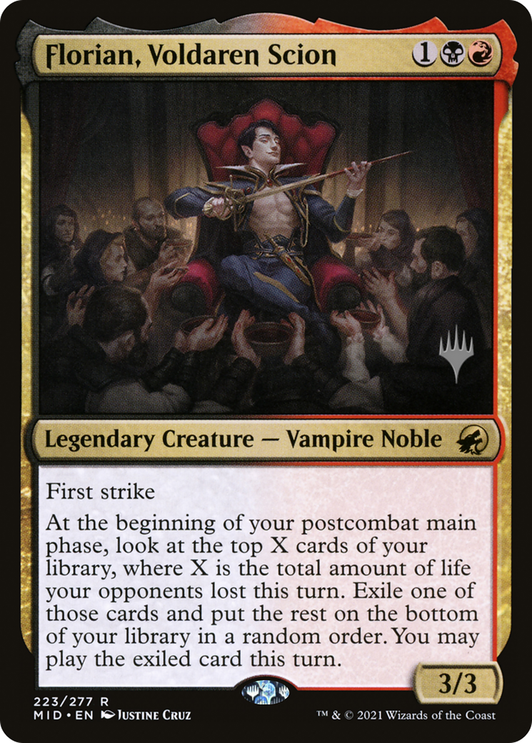 Florian, Voldaren Scion (Promo Pack) [Innistrad: Midnight Hunt Promos]-1