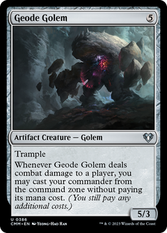 Geode Golem [Commander Masters]-1