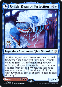 Uvilda, Dean of Perfection (PRE-160) - Strixhaven: School of Mages Promos Foil-1