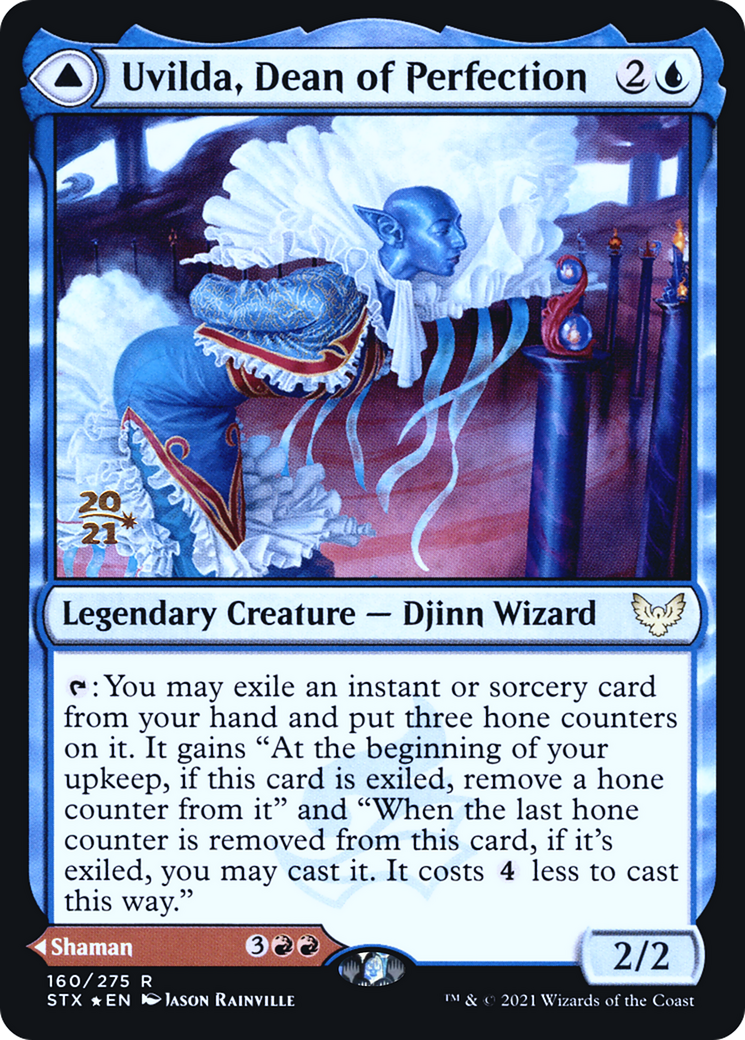 Uvilda, Dean of Perfection (PRE-160) - Strixhaven: School of Mages Promos Foil-3