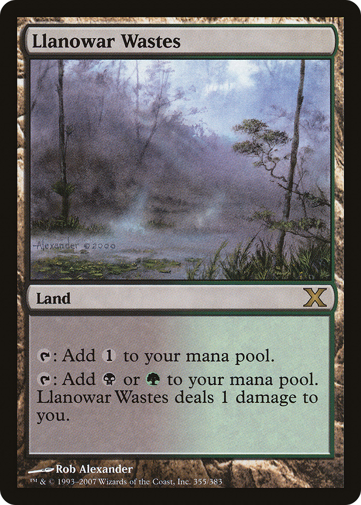 Llanowar Wastes [Tenth Edition]-1
