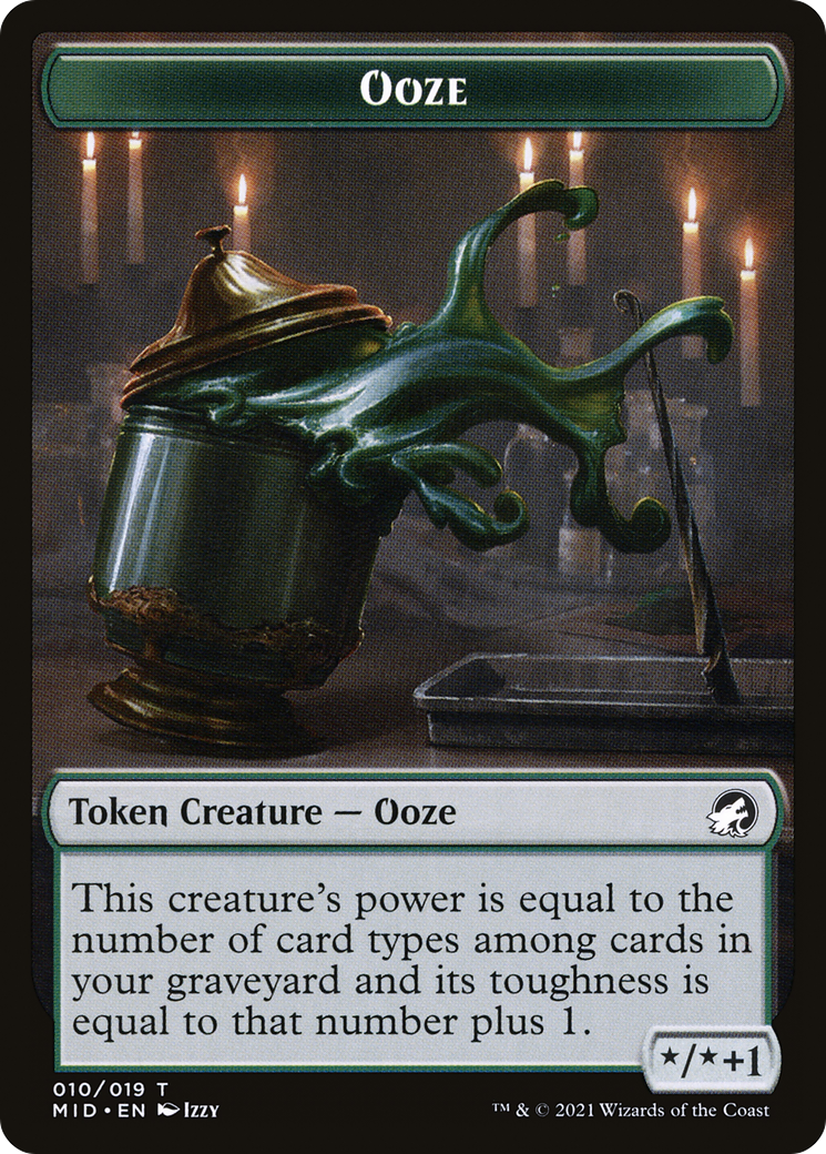 Ooze (TMID-010) - Innistrad: Midnight Hunt Tokens-1