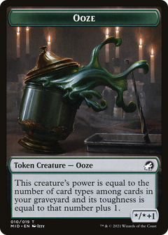 Ooze (TMID-010) - Innistrad: Midnight Hunt Tokens-1