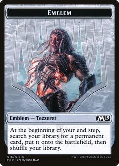 Tezzeret, Artifice Master Emblem [Core Set 2019 Tokens]-1