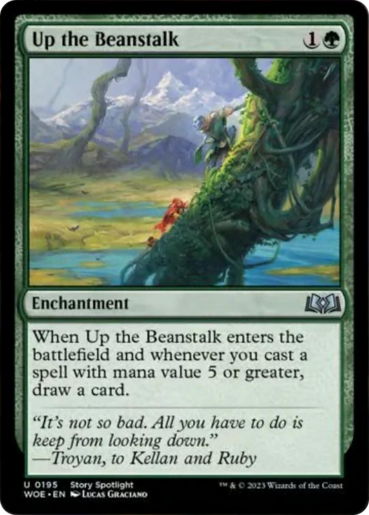 Up the Beanstalk [Wilds of Eldraine]-1
