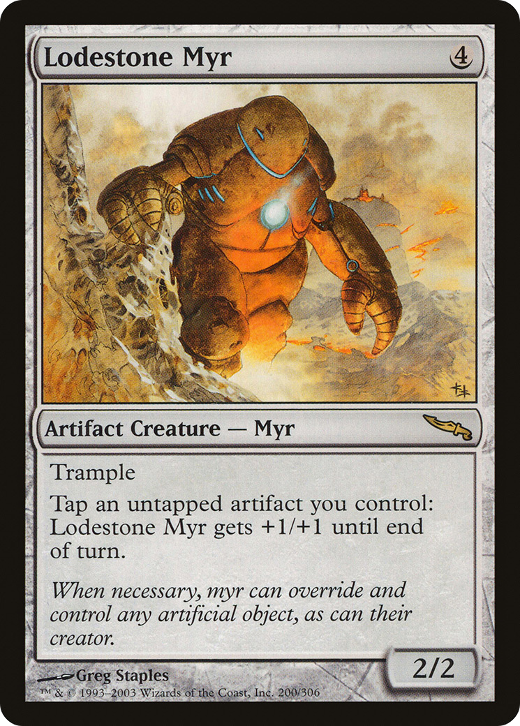 Lodestone Myr [Mirrodin]-1