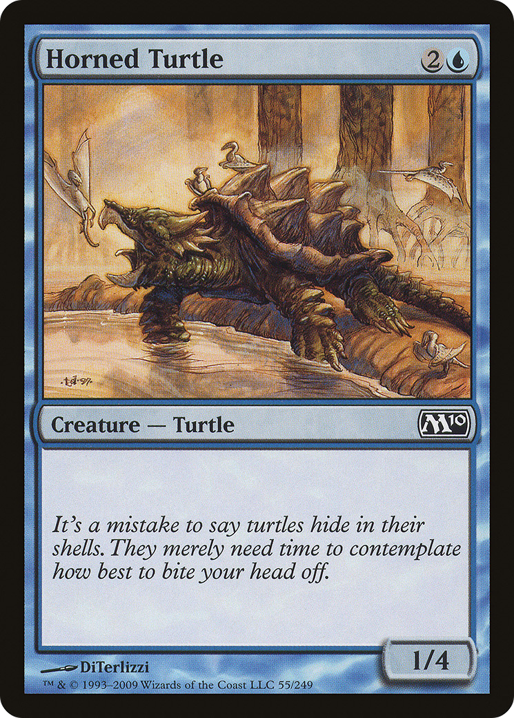 Horned Turtle [Magic 2010]-1