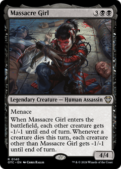 Massacre Girl [Outlaws of Thunder Junction Commander]-1