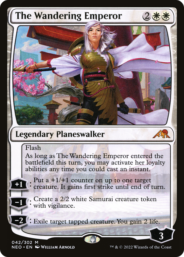 The Wandering Emperor [Kamigawa: Neon Dynasty]-1