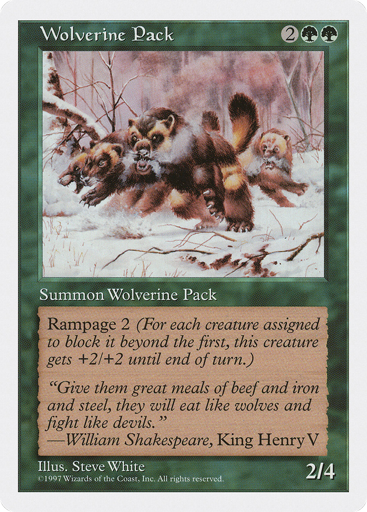 Wolverine Pack (5ED-) - Fifth Edition-1