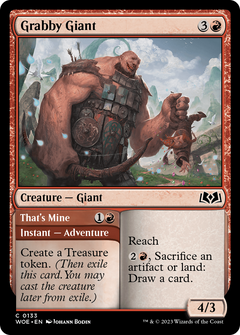 Grabby Giant // That's Mine [Wilds of Eldraine]-1