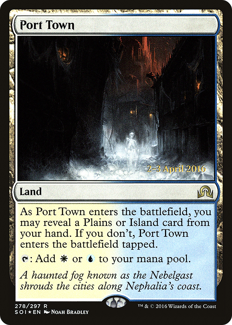 Port Town [Shadows over Innistrad Prerelease Promos]-1