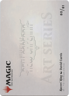 Racers' Ring // Racers' Ring (ASNC-080) - New Capenna Art Series (Borderless) Foil-2