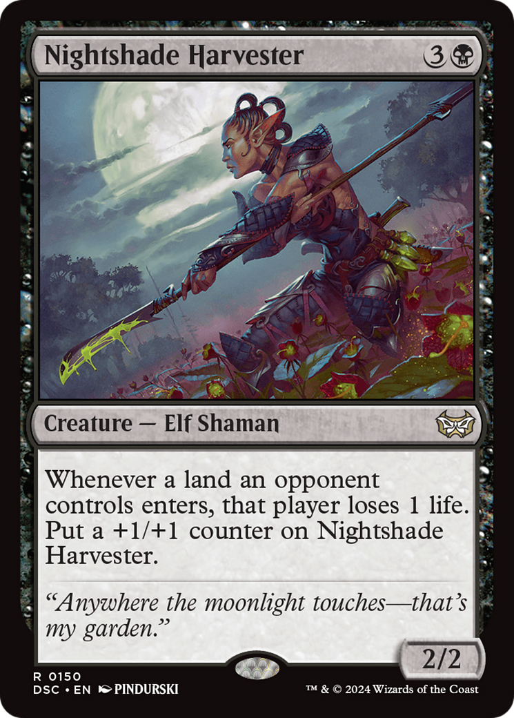 Nightshade Harvester [Duskmourn: House of Horror Commander]-1