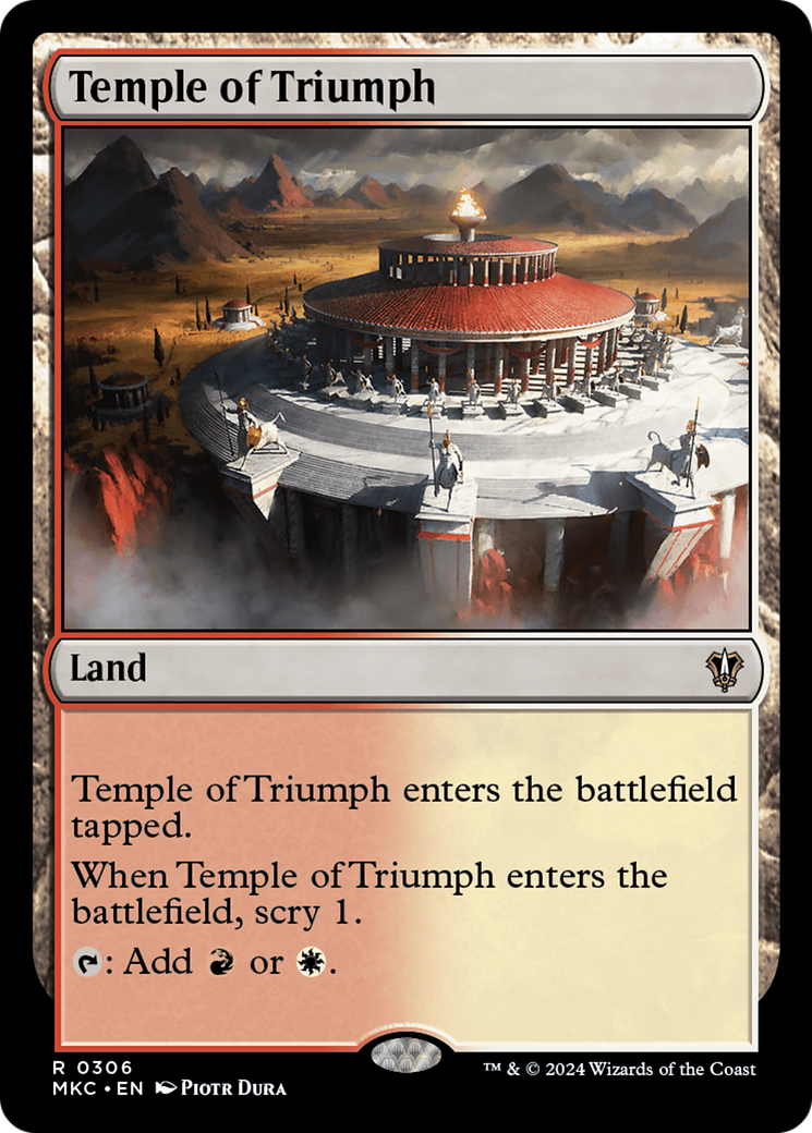 Temple of Triumph [Murders at Karlov Manor Commander]-1