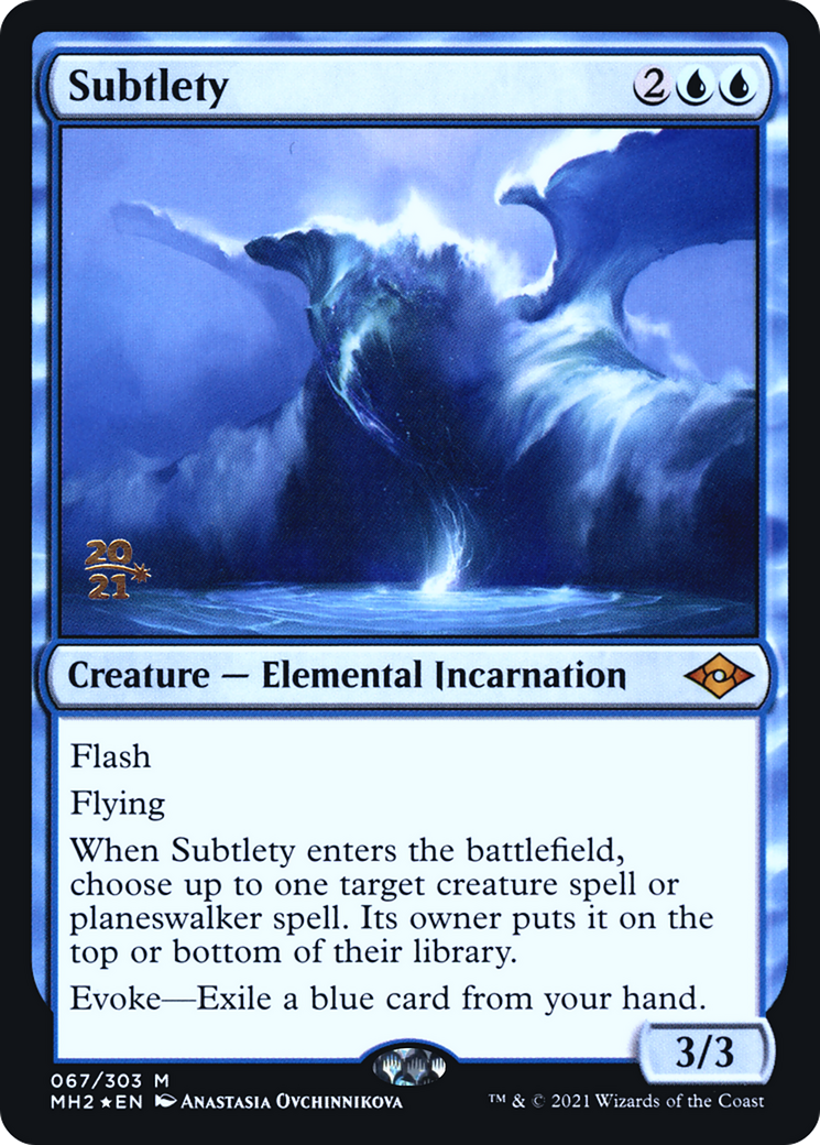 Subtlety [Modern Horizons 2 Prerelease Promos]