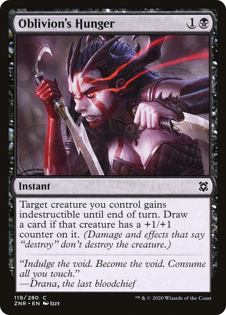 Oblivion's Hunger [Zendikar Rising]-1