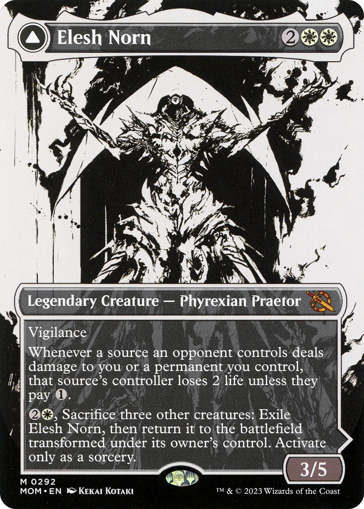 Elesh Norn // The Argent Etchings (Showcase Planar Booster Fun) [March of the Machine]-3