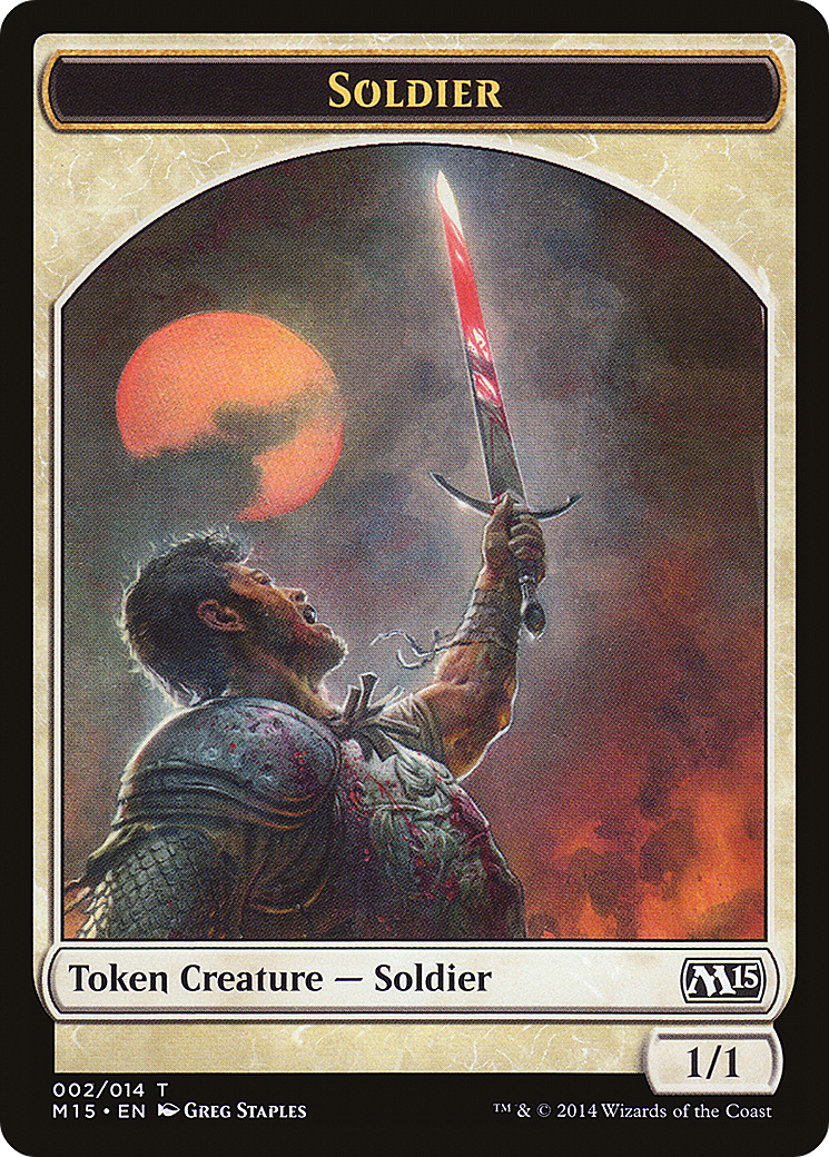 Soldier Token [Magic 2015 Tokens]-1
