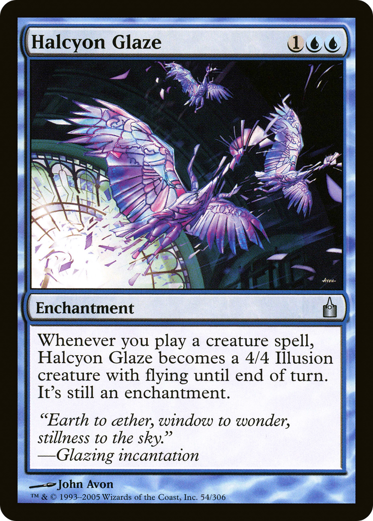 Halcyon Glaze [Ravnica: City of Guilds]-1