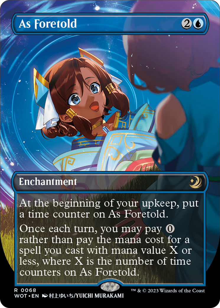 As Foretold (Anime Borderless) [Wilds of Eldraine: Enchanting Tales]-1