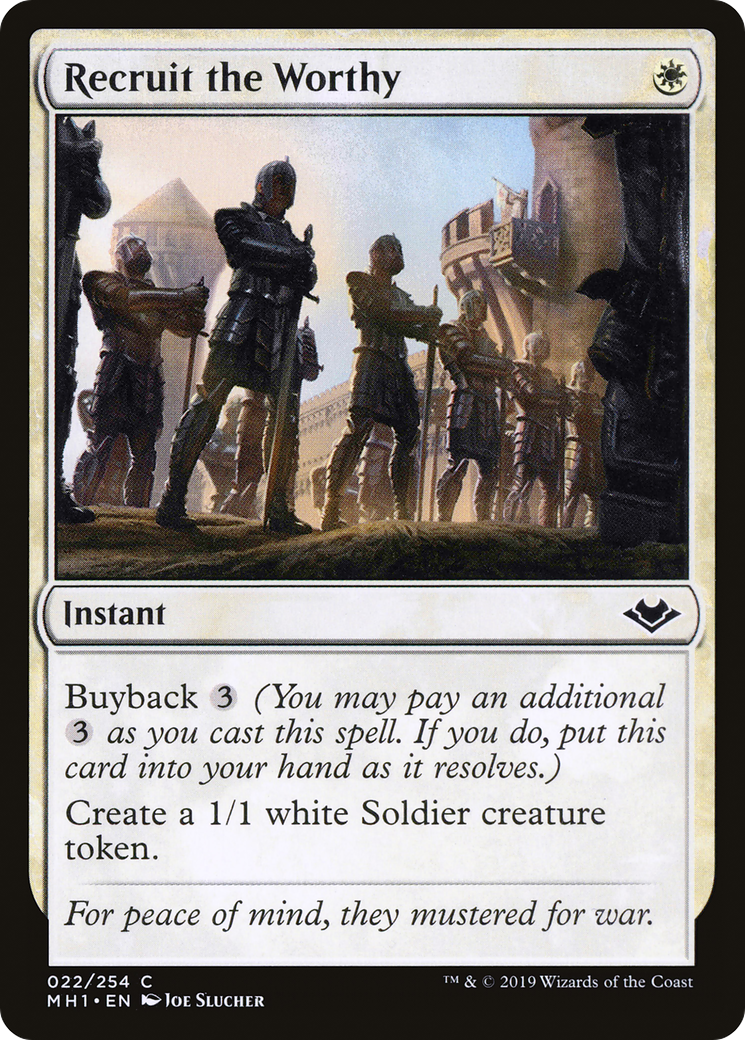 Recruit the Worthy [Modern Horizons]-1