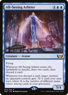 All-Seeing Arbiter (Promo Pack) [Streets of New Capenna Promos]-1