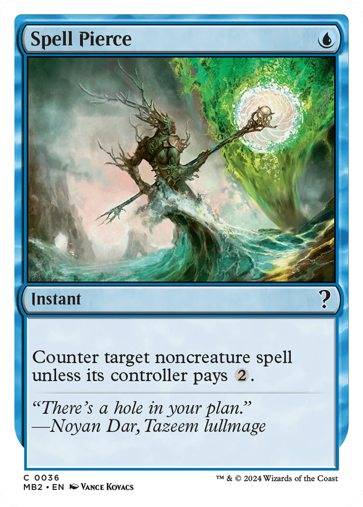 Spell Pierce (White Border) [Mystery Booster 2]-1