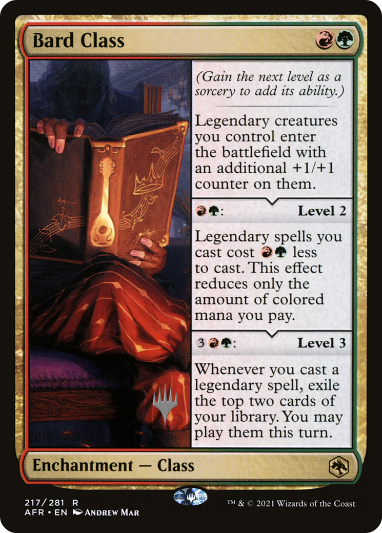 Bard Class (Promo Pack) [Dungeons & Dragons: Adventures in the Forgotten Realms Promos]-1