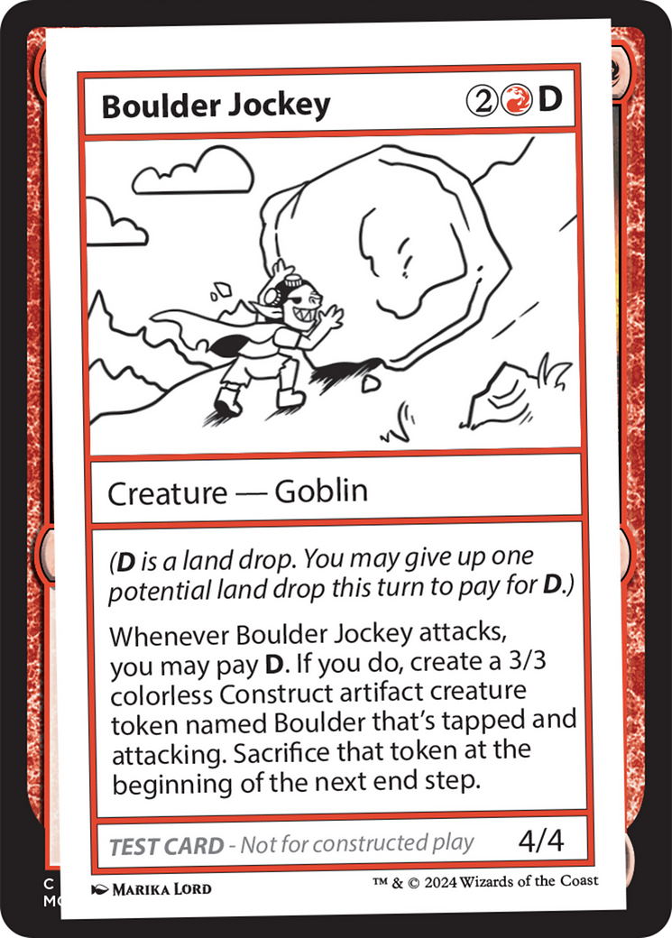 Boulder Jockey [Mystery Booster 2 Playtest Cards]-1