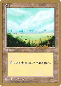 Plains (C) - 1996 Michael Loconto (4ED) (WCD-) - Pro Tour Collector Set-1