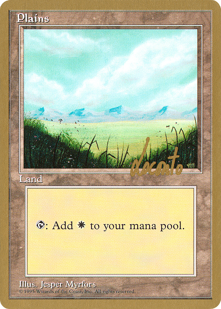 Plains (C) - 1996 Michael Loconto (4ED) (WCD-) - Pro Tour Collector Set-1