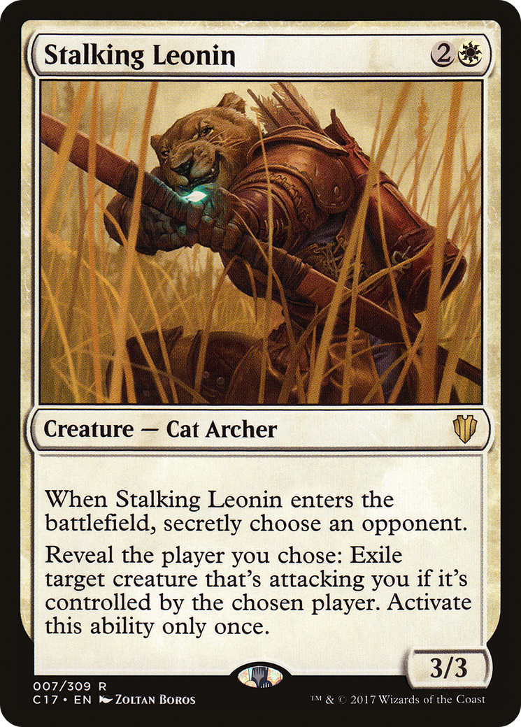 Stalking Leonin [Commander 2017]-1