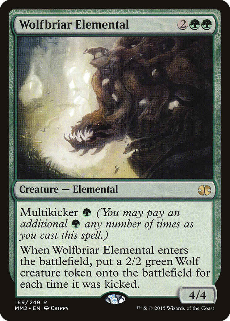 Wolfbriar Elemental (MM2-169) - Modern Masters 2015 Foil-1