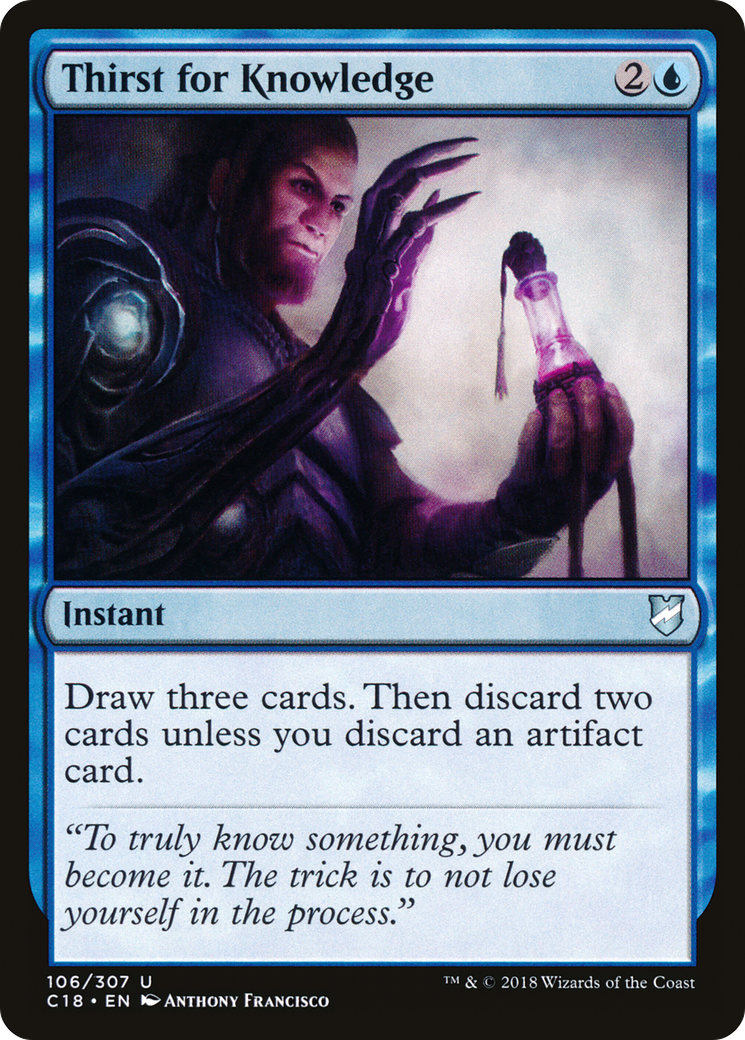 Thirst for Knowledge [Commander 2018]-1