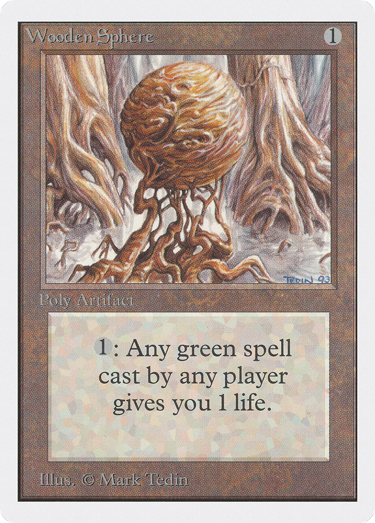 Wooden Sphere (2ED-) - Unlimited Edition-1