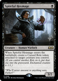 Spiteful Hexmage (Promo Pack) [Wilds of Eldraine Promos]-1