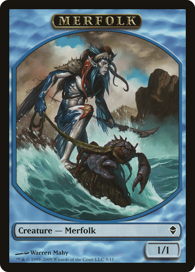 Merfolk Token [Zendikar Tokens]-1