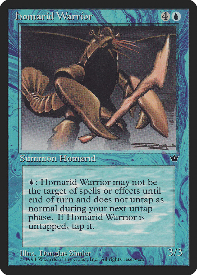 Homarid Warrior (Douglas Shuler) [Fallen Empires]-1