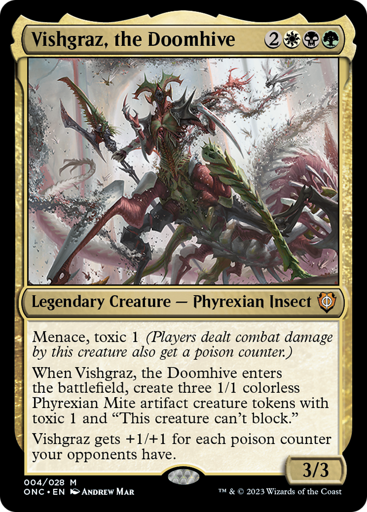 Vishgraz, the Doomhive (ONC-004) - Phyrexia: All Will Be One Commander-1