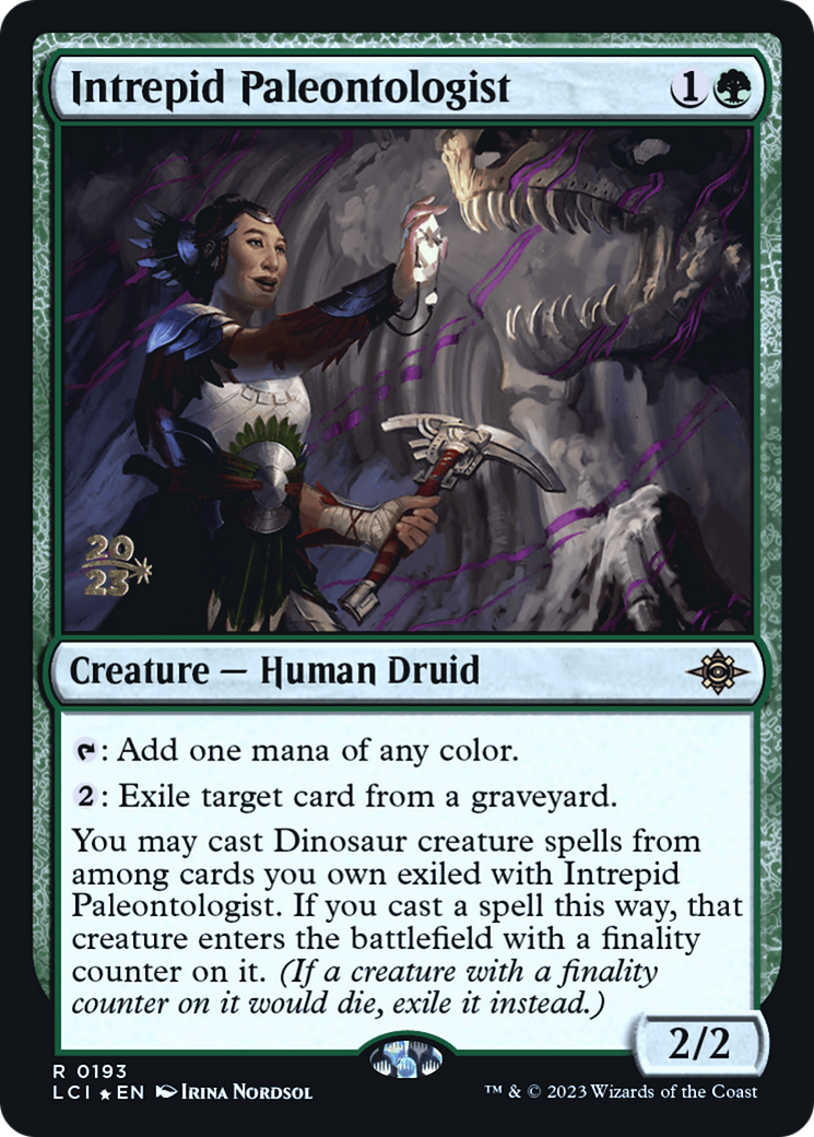 Intrepid Paleontologist [The Lost Caverns of Ixalan Prerelease Cards]-1