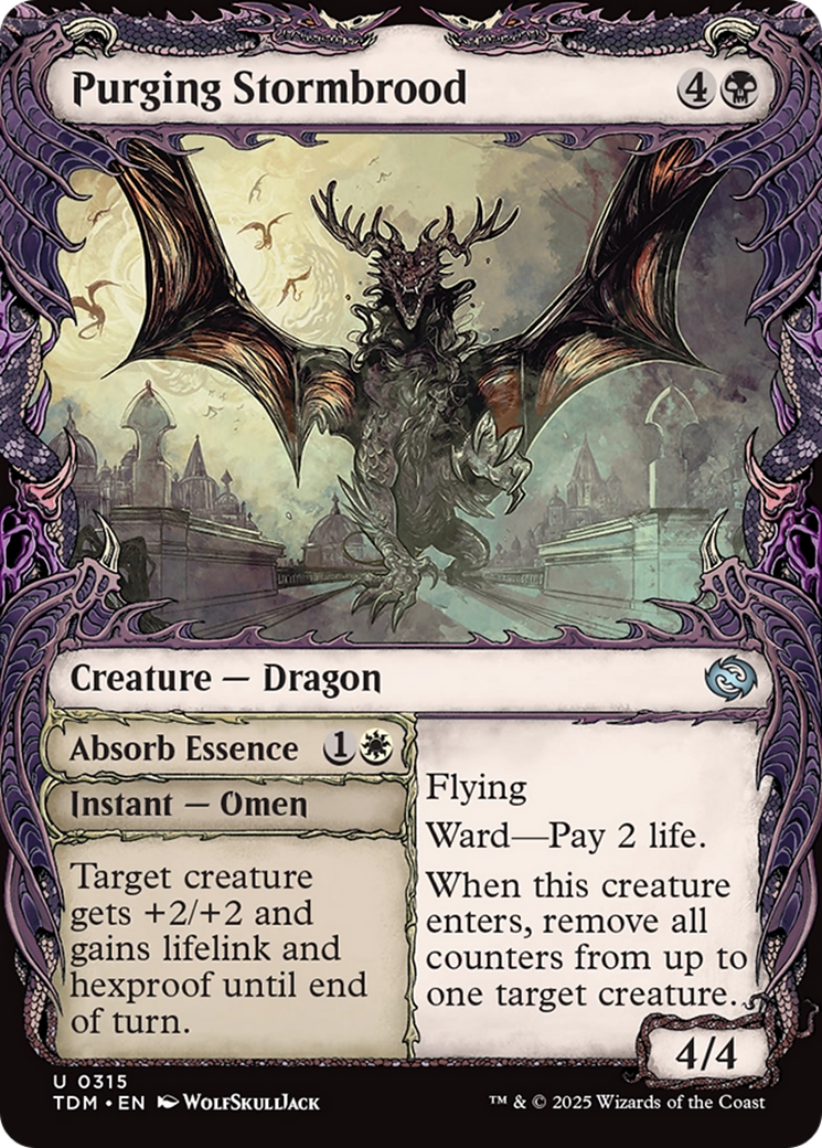 Purging Stormbrood (Showcase) [Tarkir: Dragonstorm]-1