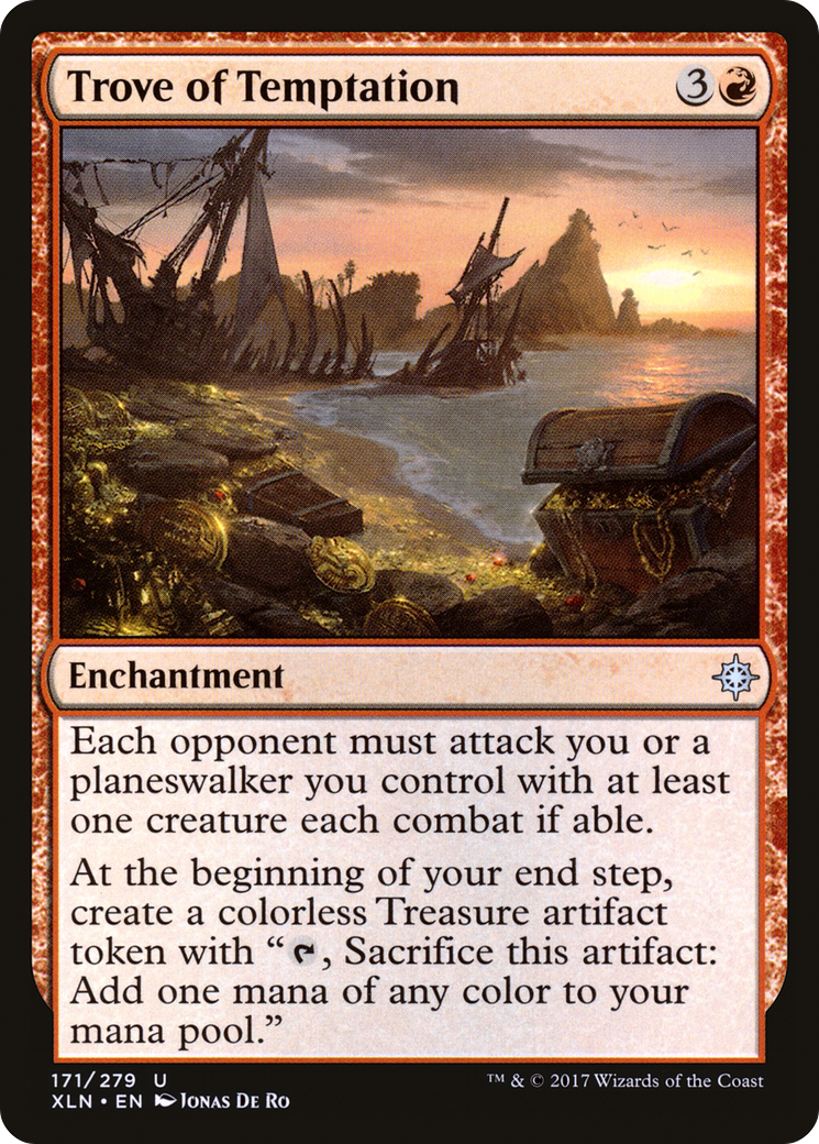 Trove of Temptation (XLN-171) - Ixalan Foil-1