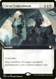 Clever Concealment (Extended Art) [Phyrexia: All Will Be One Commander]-1