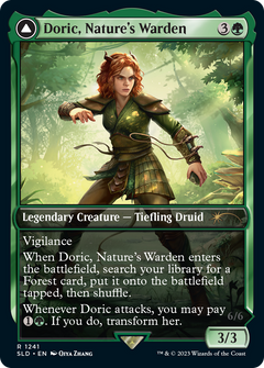 Doric, Nature's Warden // Doric, Owlbear Avenger [Secret Lair Drop Series]-4
