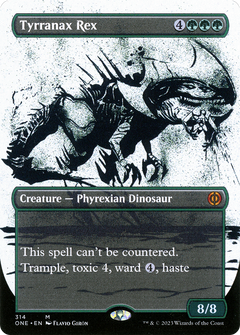 Tyrranax Rex (Showcase) (ONE-314) - Phyrexia: All Will Be One: (Showcase) (Borderless)-1