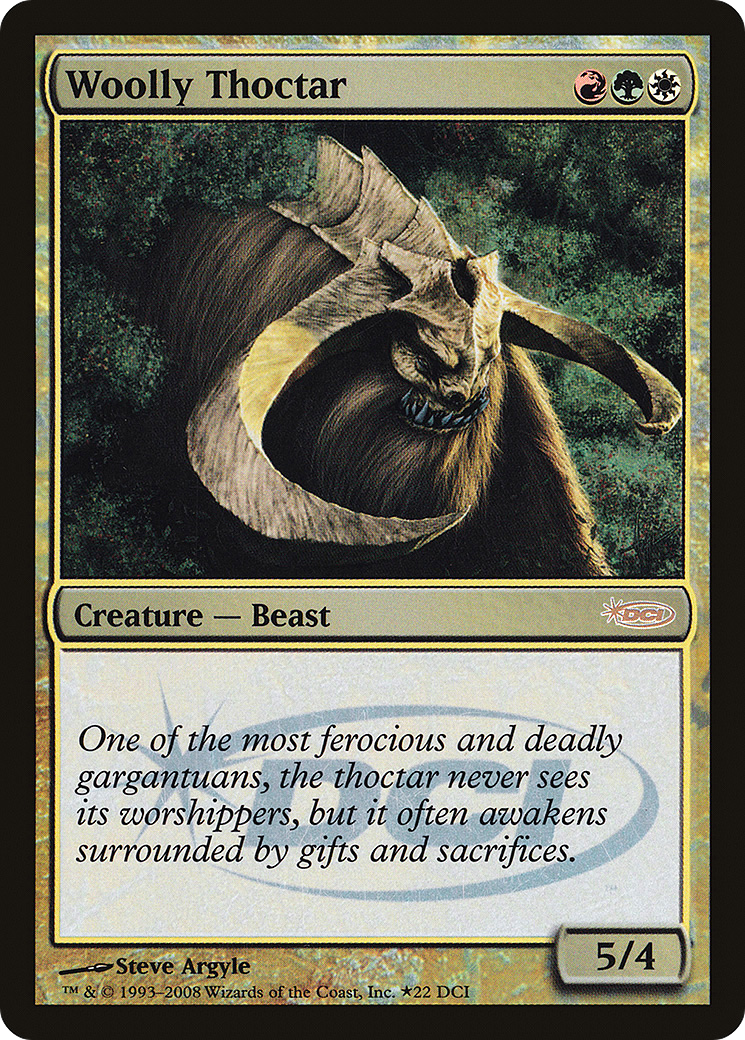 Woolly Thoctar (WPN-022) - DCI Promos Foil-1