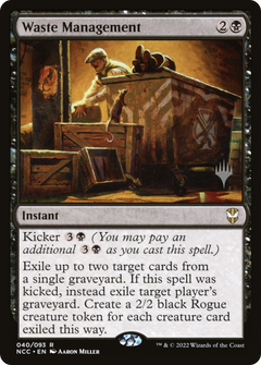 Waste Management (PPSNC-040) - New Capenna Commander Promos Foil-1