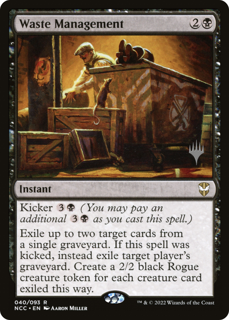 Waste Management (PPSNC-040) - New Capenna Commander Promos Foil-1