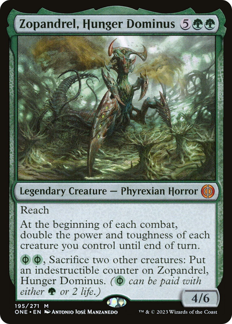 Zopandrel, Hunger Dominus (ONE-195) - Phyrexia: All Will Be One-1